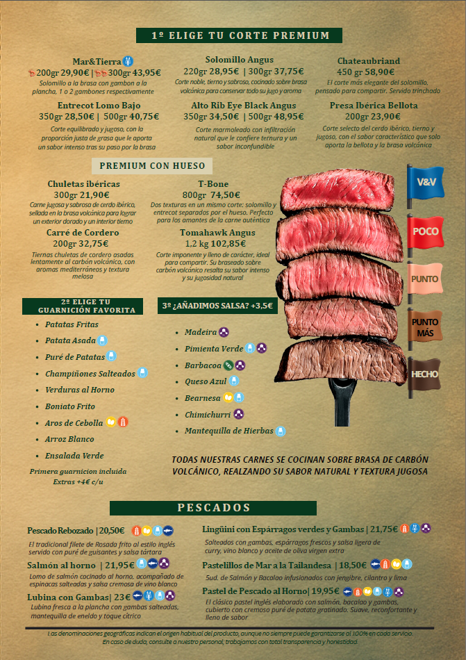 Carta El Gusto de la Cala 2
